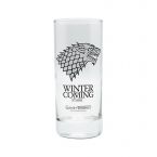 Szklanka z herbem Starków Wilkorem