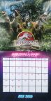 Kalendarz na ścianę Jurassic Park 2019