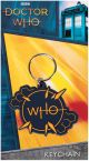 Gumowy brelok z logo serialu Doctor Who