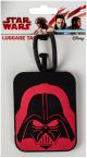 Etykieta na bagaż z hełmem Darth Vadera z Gwiezdnych Wojen
