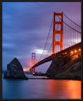 Plakat Golden Gate Bridge w San Francisco