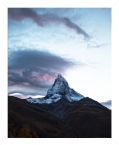 Plakat z górą Matterhorn