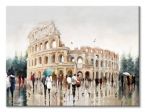 Obraz na płótnie namalowany przez Richarda Macneila zatytułowany Koloseum