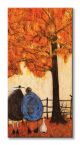 Złocisty obraz na płótnie pod tytułem Autumn namalowany przez Sam Toft