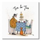 Obraz na płótnie zatytułowany Tea for Two autorstwa Sam Toft