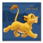 Obraz na płótnie z bajki Król Lew z wizerunkiem spacerującego Simby