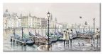 Obraz na płótnie ukazujący Wenecki port wykonany przez Richarda Macneila