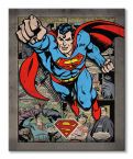 Komiksowy obraz na płótnie z postacią Supermana