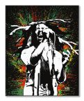 Obraz na płótnie pod tytułem Bob Marley Paint