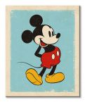 Obraz na płótnie z wizerunkiem Myszki Mickey w stylu Retro