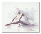 Artystyczny obraz na płótnie z baletnicą