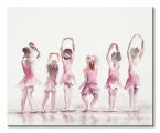 Obraz na płótnie ukazujący Małe baletnice malarstwa Aimee Del Valle