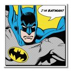 Obraz na płótnie ukazujący Batmana z napisem I'm Batman