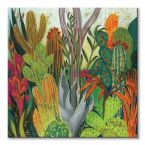 Obraz na płótnie ukazujący Kaktusy namalowany przez Shyama Ruffell