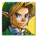 Obraz na płótnie z wizerunkiem Linka z gry The Legend Of Zelda