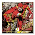 Komiksowy obraz na płótnie z superbohaterem Flash