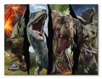 Dinozaury na canvasie z filmu Jurassic World: Upadłe królestwo