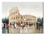 Canvas ukazujący Koloseum w Rzymie