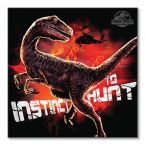 Canvas z napisem Instinct To Hunt z filmu Jurassic World: Upadłe królestwo