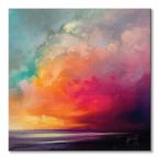 Kolorowy canvas Sunset Cumulus Study