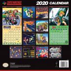 Kwadratowy kalendarz 2020 Nintendo