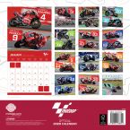 Tył okładki kalendarza Moto GP na 2020 rok