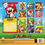 Tył Kalendarza na 2020 rok z Super Mario