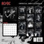 Tył kalendarza AC/DC na 2020 rok