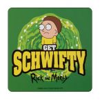 Podkładka pod kubek Rick and Morty Get Schwifty z Morty'm