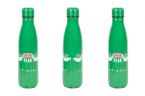 Friends, Przyjaciele - zielona metalowa butelka termiczna z logo