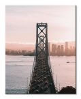 San Francisco canvas z mostem