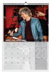 Karta kalendarza 2020 z zespołem Bon Jovi