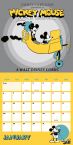 Myszka Mickey karta kalendarza 2020 rok