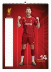 Karta kalendarza A3 z klubem Liverpool FC