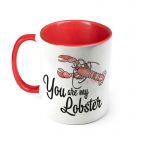 Kubek z czerwonym uchem Friends You are my Lobster