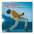 Album Live at Wembley Stadium na obrazie zespołu Queen