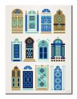 Obraz na płótnie Moroccan Doors drzwi w rzędach
