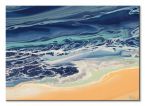 Obraz na płótnie z oceaniczna falą plaża