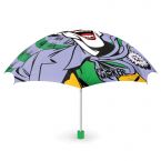 Rozłożony parasol filmowy Joker który się śmieje