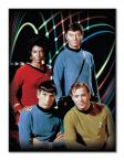 Canvas z bohaterami Star Trek Kirk, Spock, Uhura, Bones