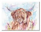 Obraz z krową Highland Cow