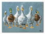 Kaczki na obrazie Reservoir Ducks