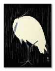 Canvas z czaplą Egret in the Rain
