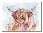 Canvas Highland Cow ze szkocką krową