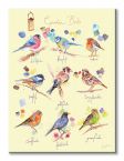 Canvas z ptakami Garden Birds