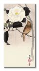 Canvas Songbird and Flowering Camellia