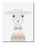 Canvas z geometryczną owieczką Lamb