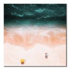 Kwadratowy canvas Słoneczna plaża
