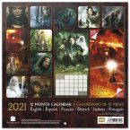 Kalendarz na 2021 rok z filmu The Lord Of The Rings