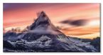 Szwajcarska góra Matterhorn na obrazie